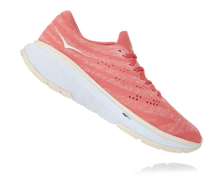 Hoka One One Bezecke Topanky Damske Oranžové/Biele - Cavu 3 - 67845-YTLF